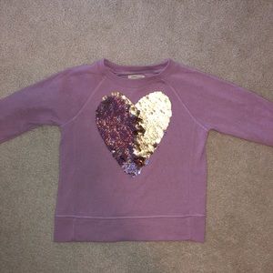 Girls Crew Cuts Flippy Sweater
